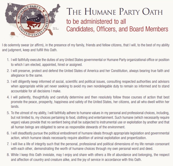 Oath of the Humane Party