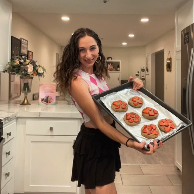 Talia and cookies