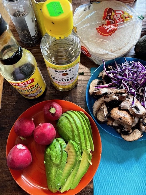 ingredients for tacos