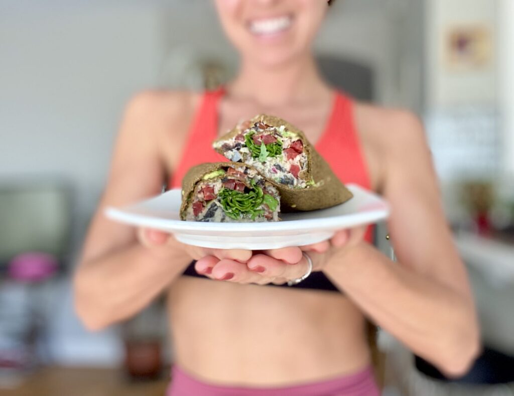 Jackfruit vegan tuna salad