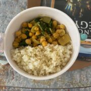 chickpea curry dish
