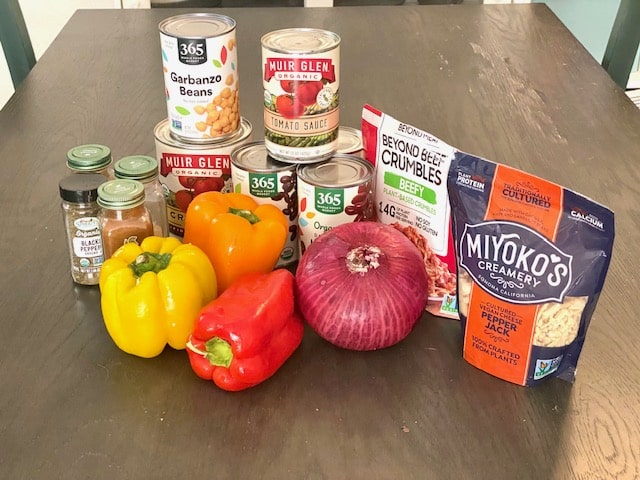 vegan chili ingredients