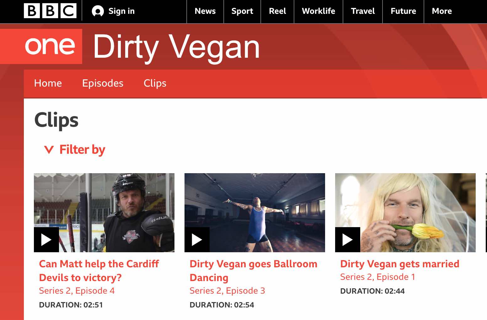 The Dirty Vegan is a hit show on the BBC starring Matt Prichard.