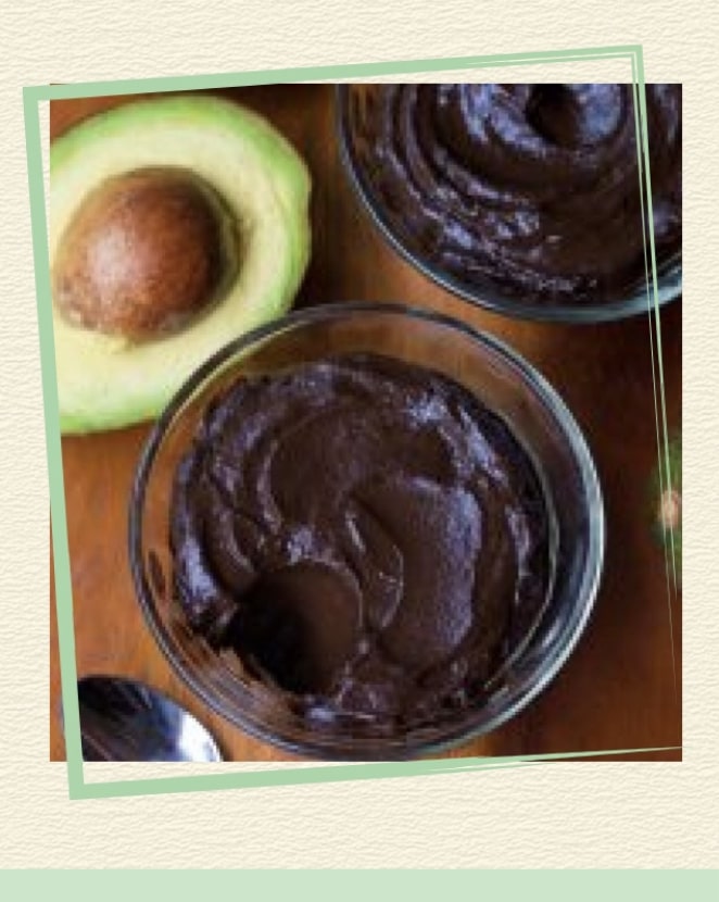 vegan chocolate desserts-avovado mousse