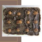 vegan chocolate desset-brownies
