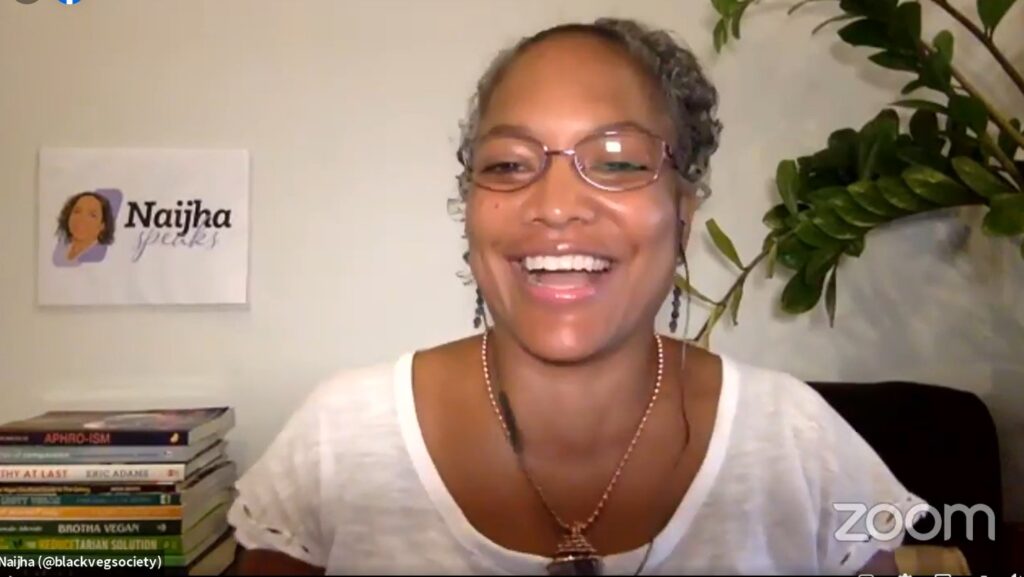Naijha Wright-Brown from The Black Veg Society of Maryland 