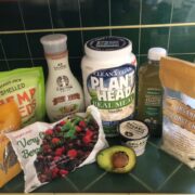 Ingredients vegan smoothie