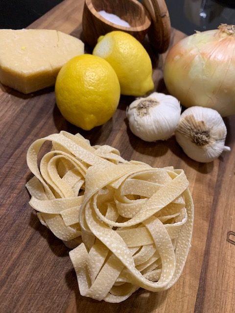 Ingredients vegan pasta recipe