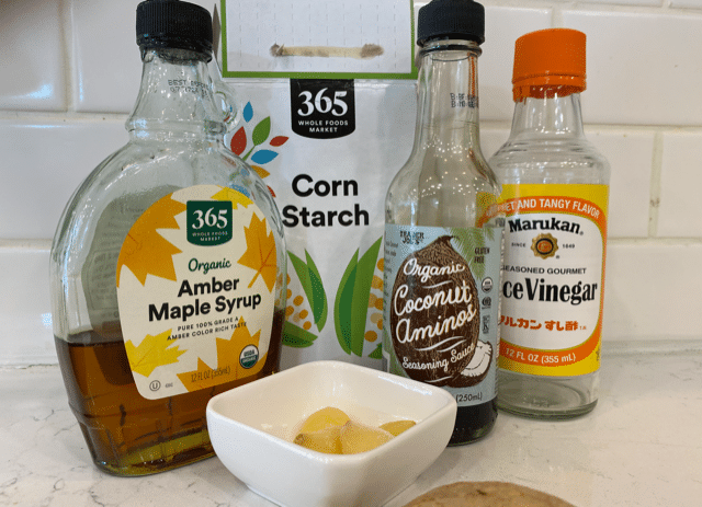 ingredients sauce for vegan stir fry recipe