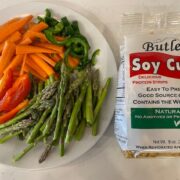 veggies and soy curl