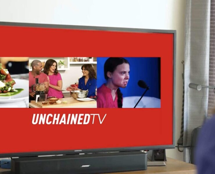 UnChainedTV home screen