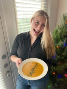 Chef Emily Hersh and her butternut squash soup recipe