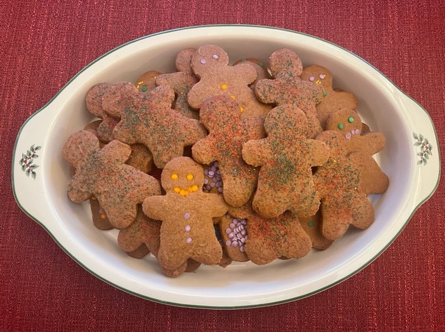 vegan gingerbread cookies