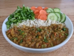 Finished lentil soup