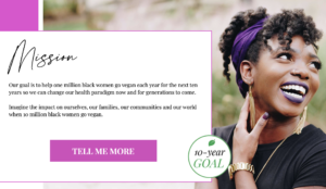 Website 10 million black vegan woman
