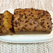 vegan chocolate chip pumpkin bread