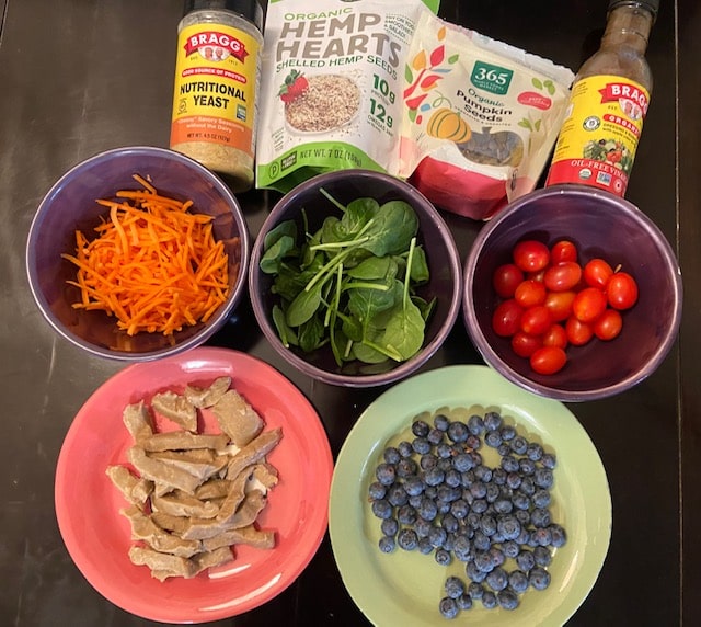 ingredients protein packed salad