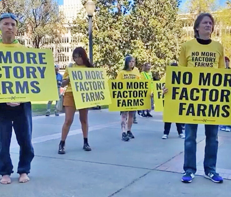 Sacramento rally ban new factory farms