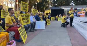 Rally to ban new factory farms