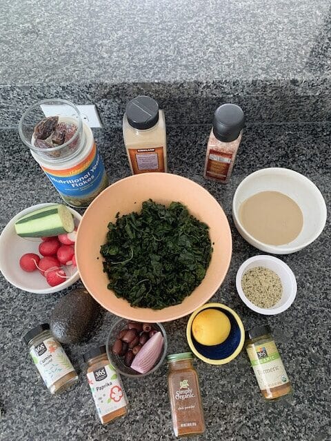 ingredients kale salad recipe