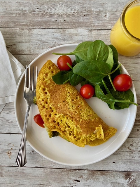 vegan omelet