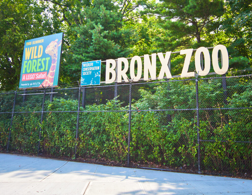 New York Bronx Zoo exterior signage By Stuart Monk via Adobe Stock Images