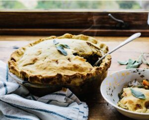 Delicious vegan "meat" pie that's a satisfying holiday dish. 