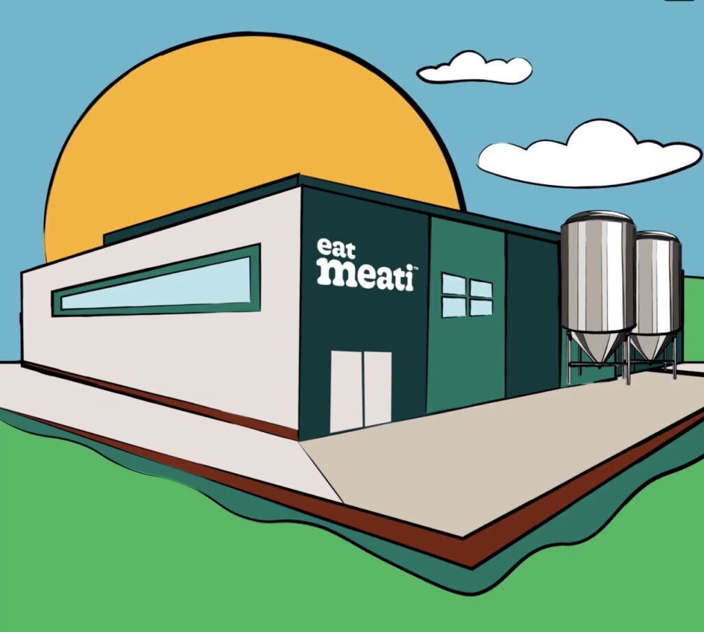 Meati's new mushroom meat ranch illustration