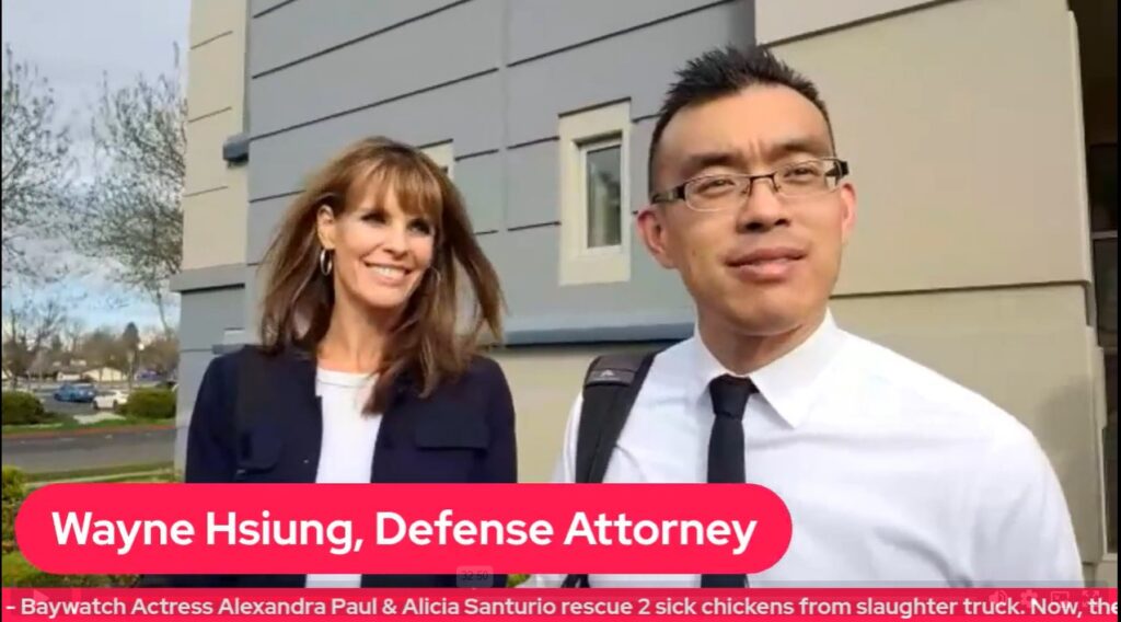 Alexandra Paul and her attorney Wayne Hsiung from DxE