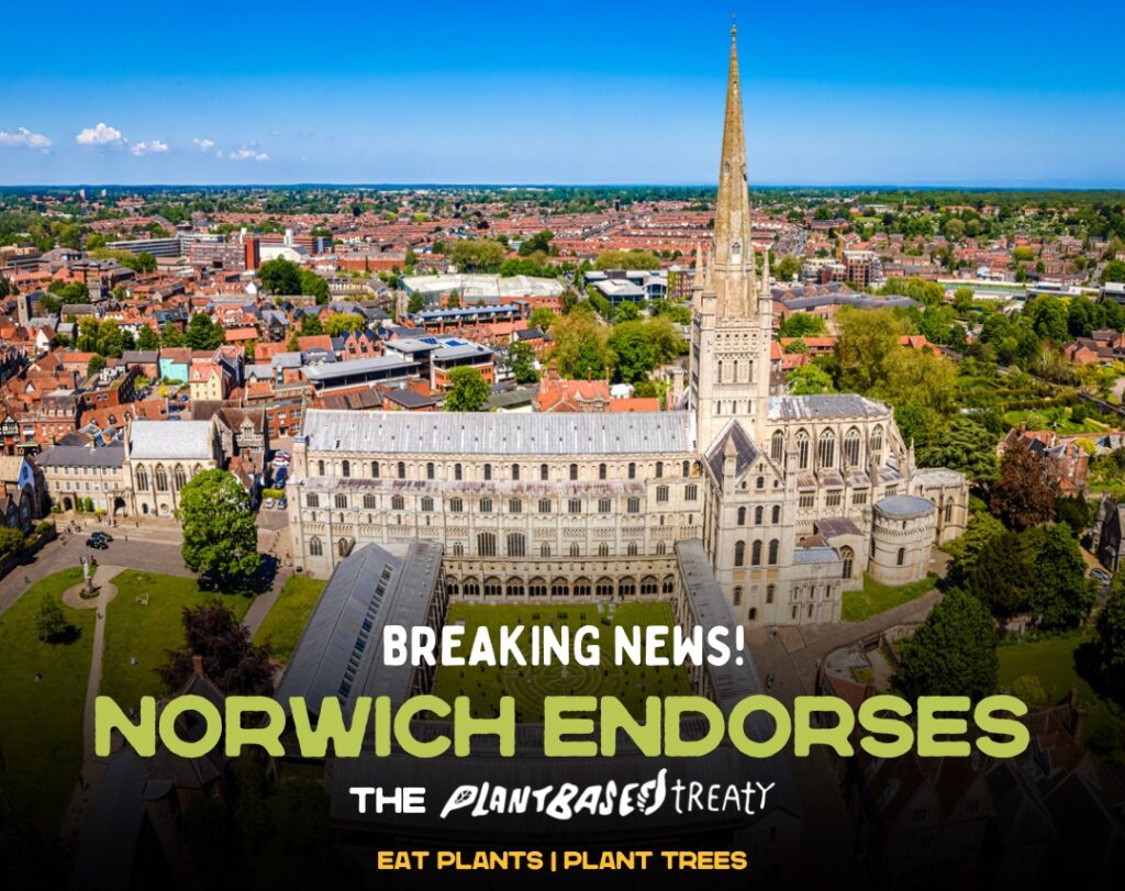 Norwich endorses the Plant Based Treaty
