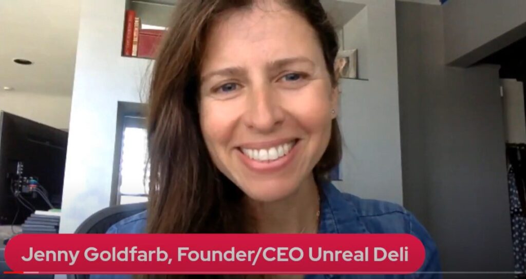 Jenny Goldfarb, founder & CEO of Unreal Deli