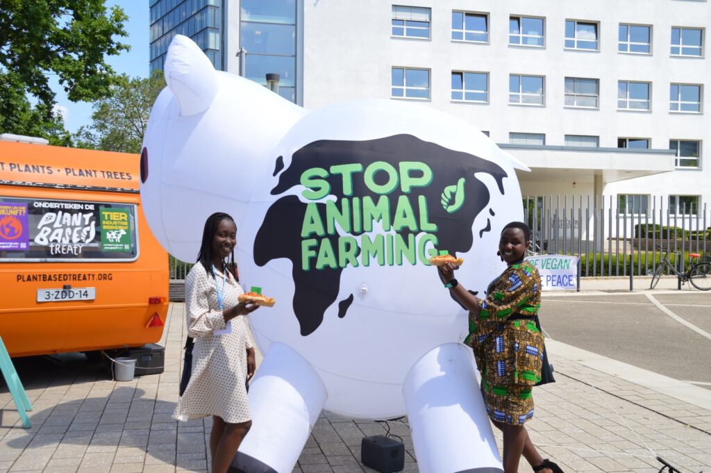 Bonn climate delegates enjoy vegan hot dogs as pressure mounts for a global plant-based food transition