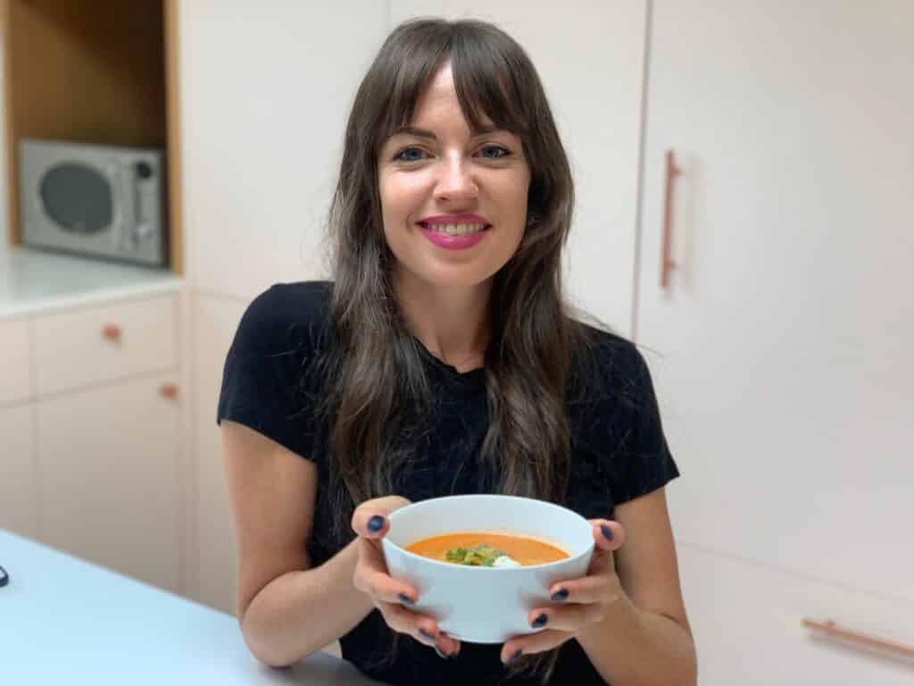 Ruby and her easy kid friendly recipe for tomato soup.