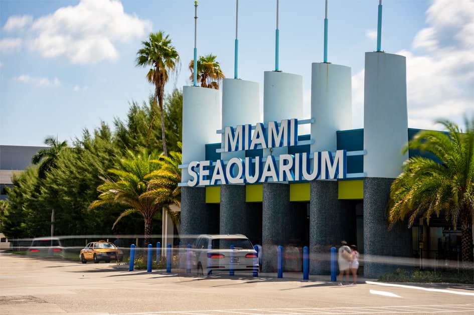 Miami Seaquarium entrance