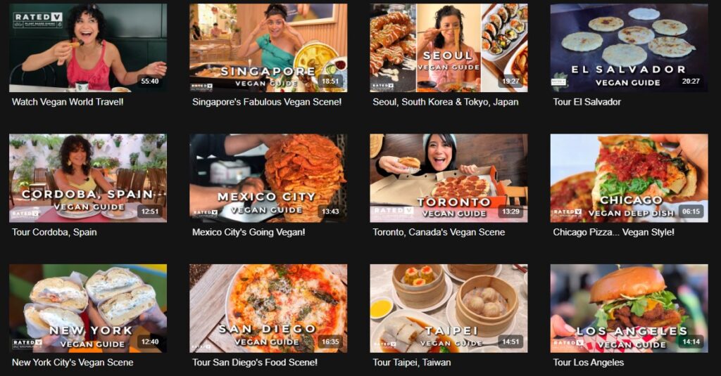 Vegan Travel with Eunice Reyes series in Unchainedtv