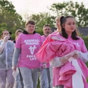 Activist from Animal Rising