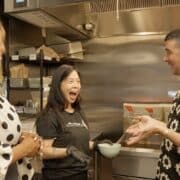 Alice & Friends owner Mun Wong in the kitchen.