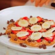Jason Wrobel's vegan caramel waffles