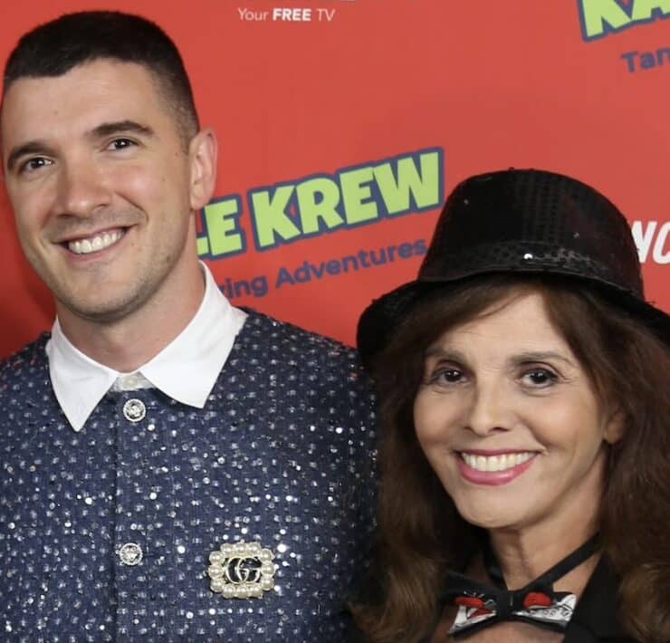 UnchainedTV's Kale Krew star with UnchainedTV Founder/President Jane Velez-Mitchell