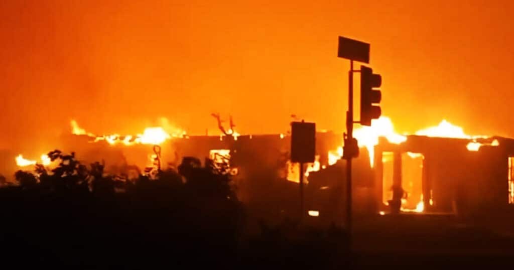 LA Fires screenshot from Billy McNamara