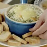 Vegan cheese fondue