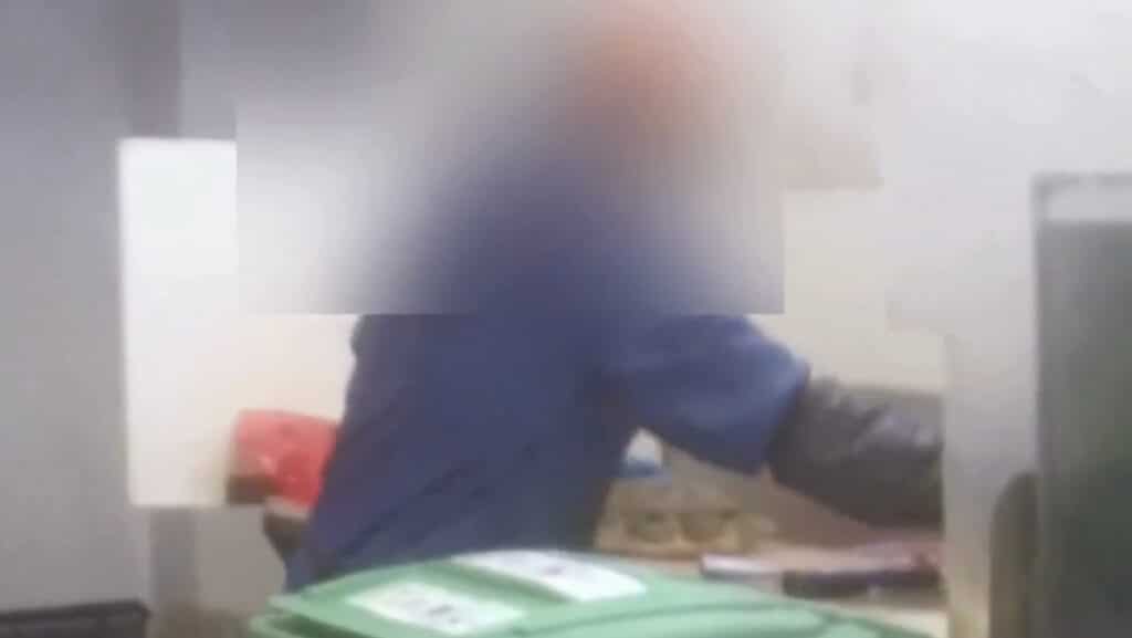 Animals chopped up alive at live market
