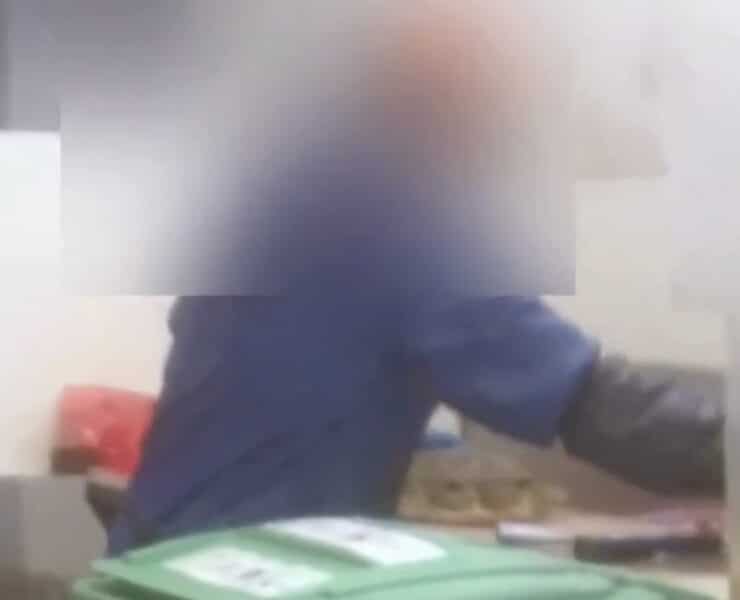 Animals chopped up alive at live market