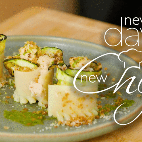 vegan lasagna rolls zucchini pesto