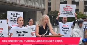 PETA Press Conference in front of CDC