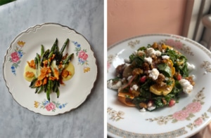 Some dishes at the Vegan Thanksgiving event