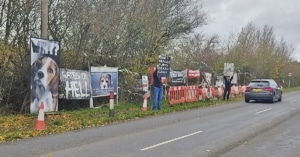 Activists at Camp Beagle 