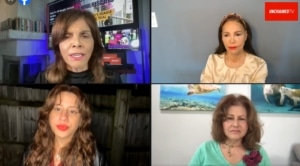 Jane Velez-Mitchell Claudia Penna Rojas Lindsay Backer, and Hoorik Telle