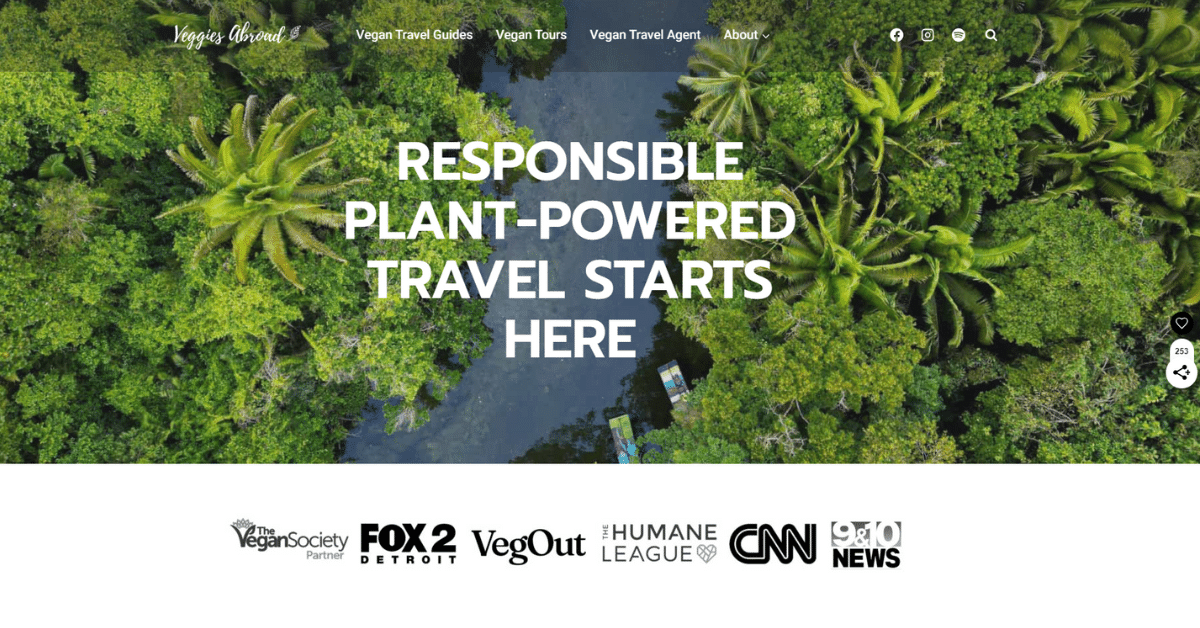 Responsible plant-powered vegan travel with Veggies Abroad supporting ethical tourism and local communities