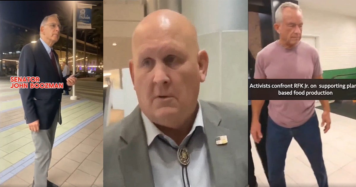 Lawmakers confronters by Free From Harm